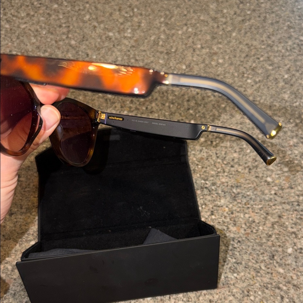 Amazon Echo Frames Tortoiseshell Sunglasses - image 2